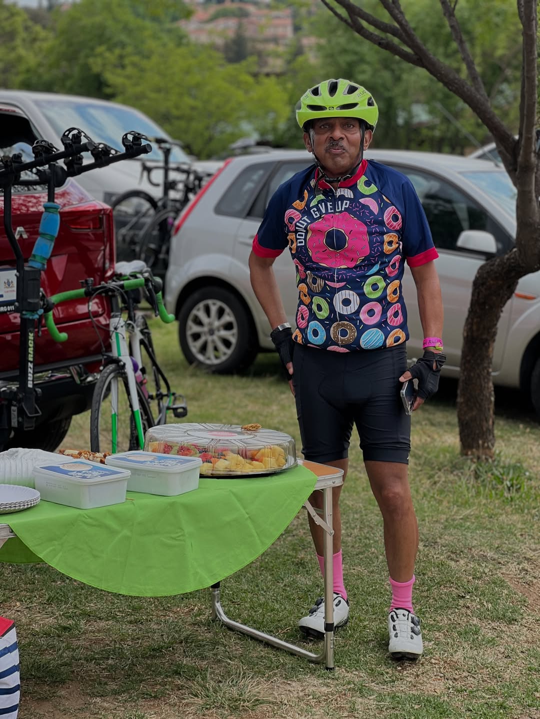 Images from the the @edenglencyclingclub @cancerassociationofsouthafrica Paint the Cradl – Copy